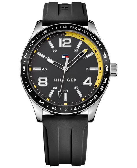 tommy hilfiger watches rubber strap